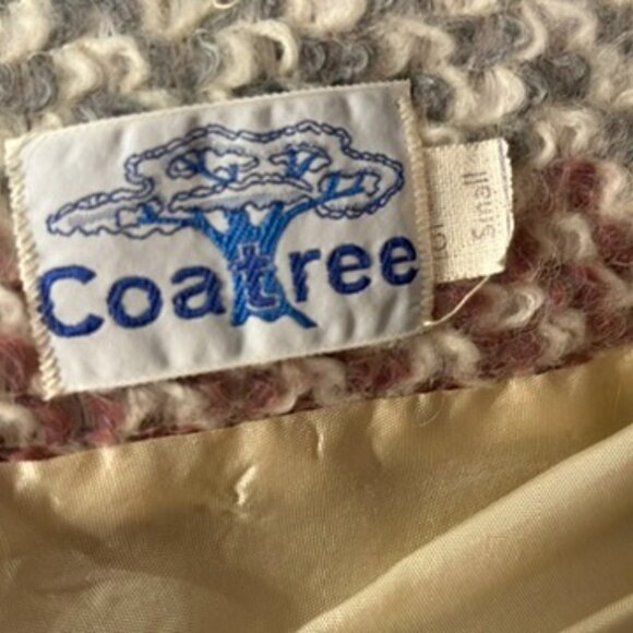 Vintage Coatree Jacket Woven Mohair Blend Union Made in USA Women's Small - Picture 9 of 9